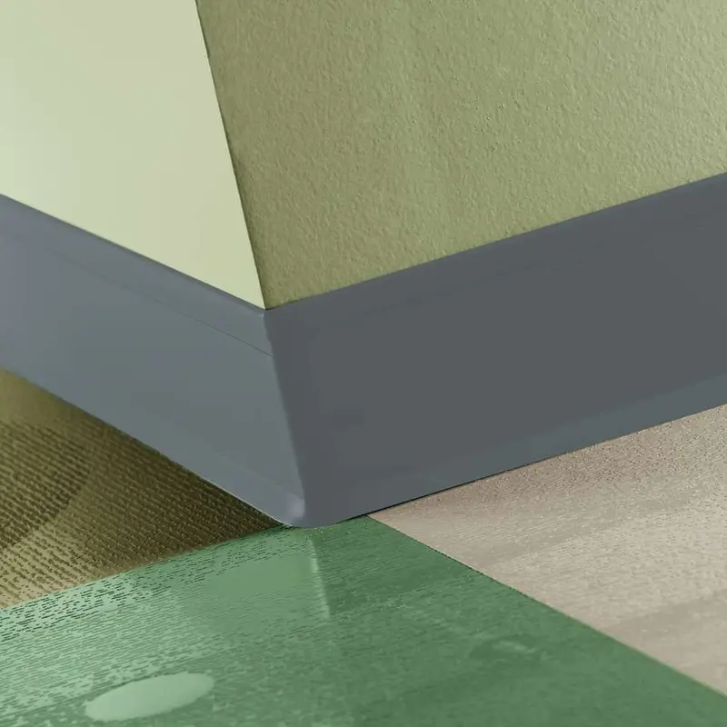 Tarkett - Perceptions Designer Wall Base - RWDC 71 4.25 X 120 1/8 Recess TOE 4-1/4" #71 Storm Cloud - Wall Base 120'