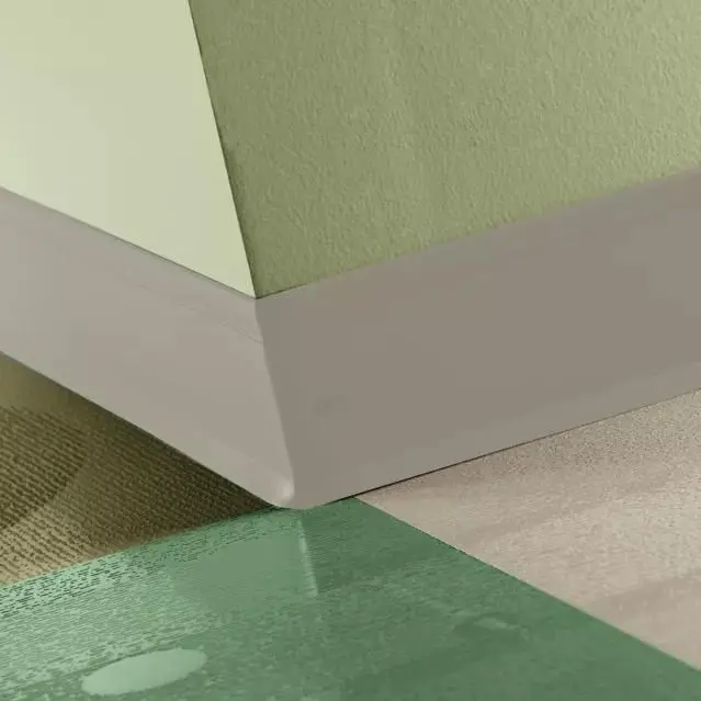 Tarkett - Perceptions Designer Wall Base - RWDC VK8 4.25 X 120 1/8 Recess TOE 4-1/4" #VK8 Sandstorm - Wall Base 120'