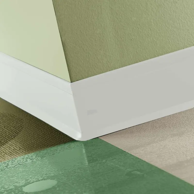 Tarkett - Perceptions Designer Wall Base - RWDCT 08 4.25 X 120 1/8 Recess Toeless 4-1/4" #08 Icicle - Wall Base 120'
