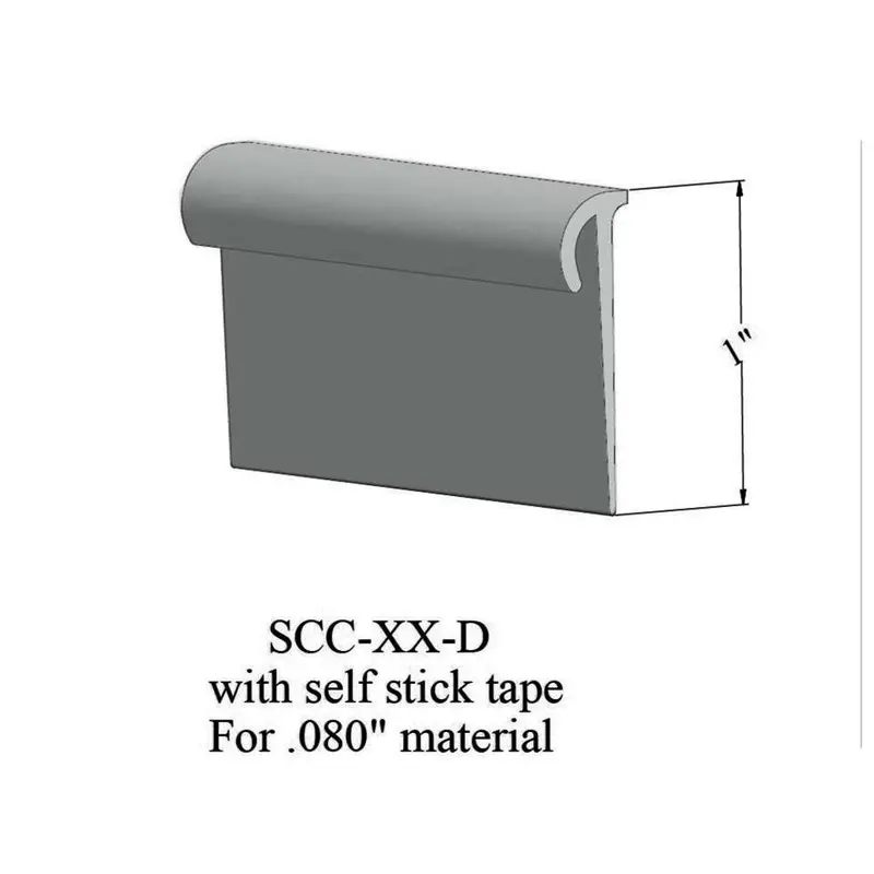 Tarkett - Cove Caps - SCC 38 D for 0.08" Thick Resilient Flooring #38 Pewter 12'