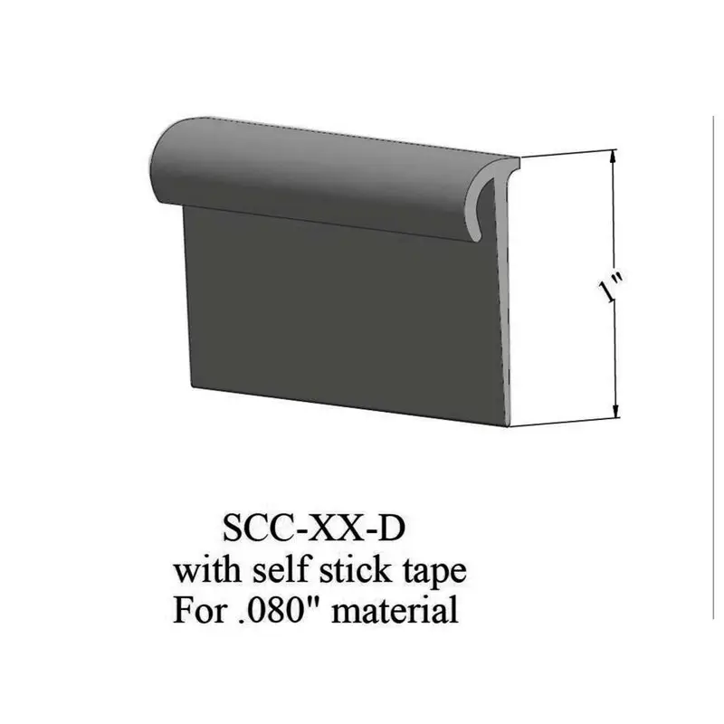 Tarkett - Cove Caps - SCC 63 D for 0.08" Thick Resilient Flooring #63 Burnt Umber 12'