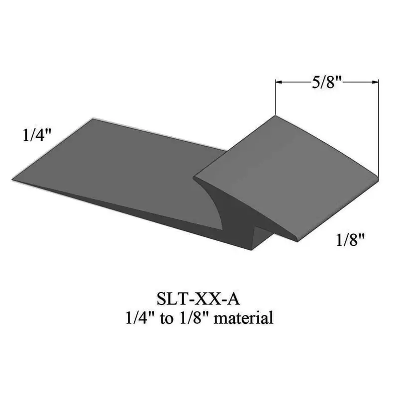 Tarkett - Slim Line Transitions - SLT 20 A for 1/4" Material to 1/8" Material #20 Charcoal 12'