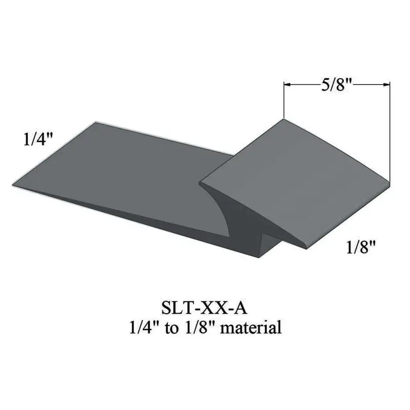 Tarkett - Slim Line Transitions - SLT 71 A for 1/4" Material to 1/8" Material #71 Storm Cloud 12'