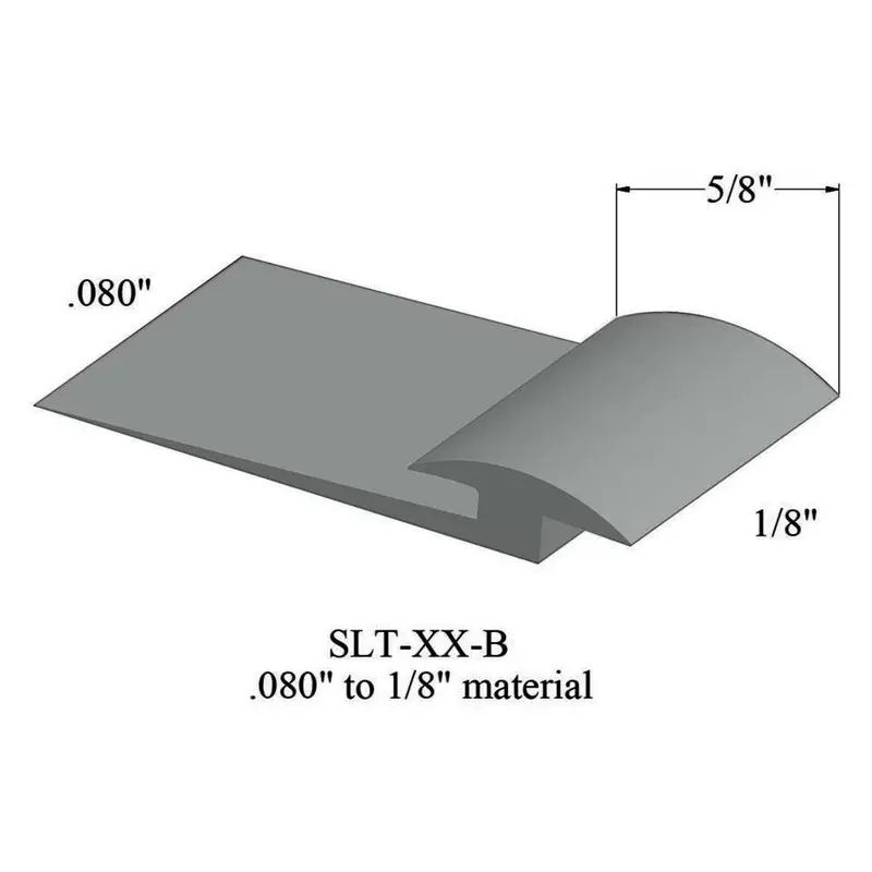 Tarkett - Slim Line Transitions - SLT 21 B for 1/8" Material to 0.080" Material #21 Platinum 12'