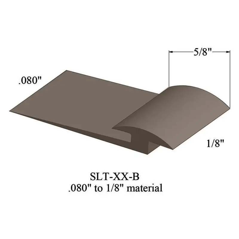 Tarkett - Slim Line Transitions - SLT 45 B for 1/8" Material to 0.080" Material #45 Sandalwood 12'