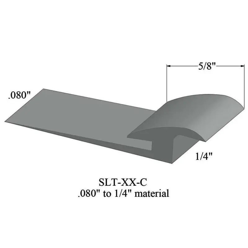 Tarkett - Slim Line Transitions - SLT 21 C for 0.080" Material to 1/4" Material #21 Platinum 12'