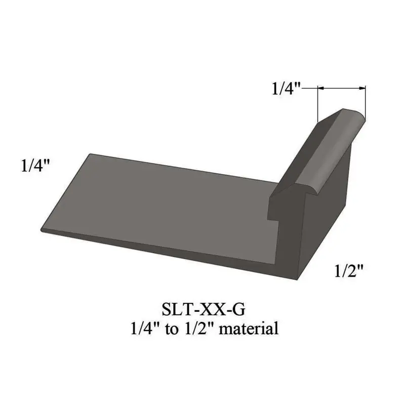 Tarkett - Slim Line Transitions - SLT 29 G for 1/4" Material to 1/2" Material #29 Moon Rock 12'