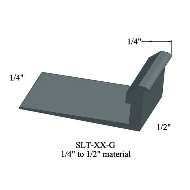 Tarkett - Slim Line Transitions - SLT 71 G for 1/4" Material to 1/2" Material #71 Storm Cloud 12'