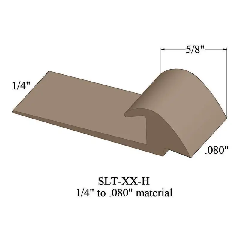 Tarkett - Slim Line Transitions - SLT 130 H for 1/4" Material to 0.080" Material #130 Sisal 12'