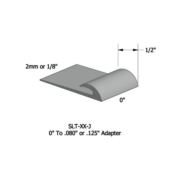 Tarkett - Slim Line Transitions - SLT 21 J for 1/8" Material to Floor #21 Platinum 12'