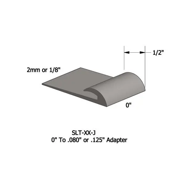 Tarkett - Slim Line Transitions - SLT 55 J for 1/8" Material to Floor #55 Silver Grey 12'