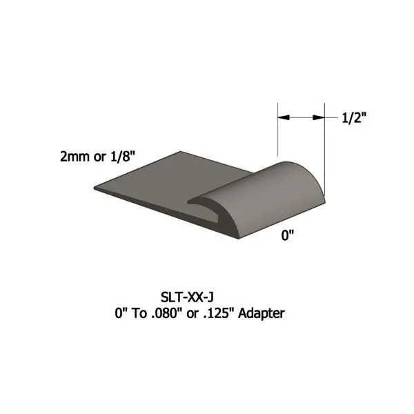 Tarkett - Slim Line Transitions - SLT 283 J for 1/8" Material to Floor #283 Toast 12'