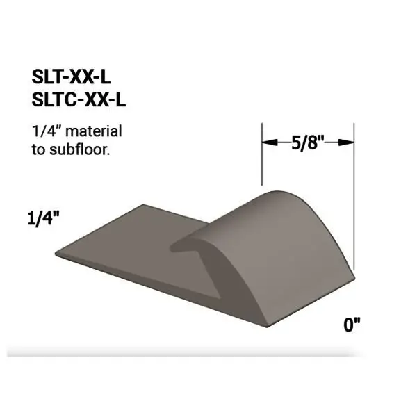 Tarkett - Slim Line Transitions - SLT 31 L for 1/4" Material to Floor #31 Zephyr 12'