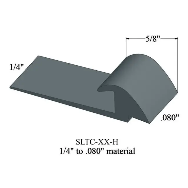 Tarkett - Slim Line Transitions - SLTC 71 H for 1/4" Material to 0.080" Material with Contour #71 Storm Cloud 12'