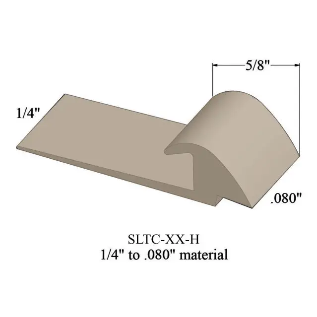 Tarkett - Slim Line Transitions - SLTC 31 H for 1/4" Material to 0.080" Material with Contour #31 Zephyr 12'