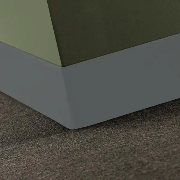TightLock Carpet TDC VL4 4-1/2" #VL4 Cool Metal - Wall Base 75'