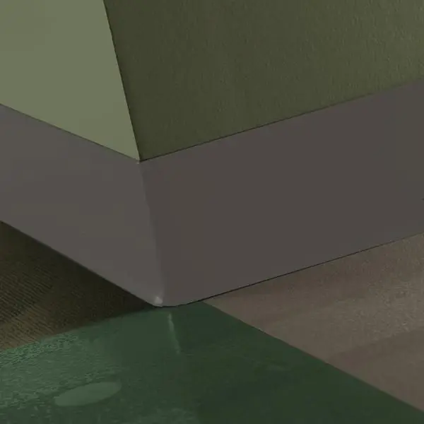 TightLock Resilient TDCR TB1 4-3/8" #TB1 Peppercorn - Wall Base 75'