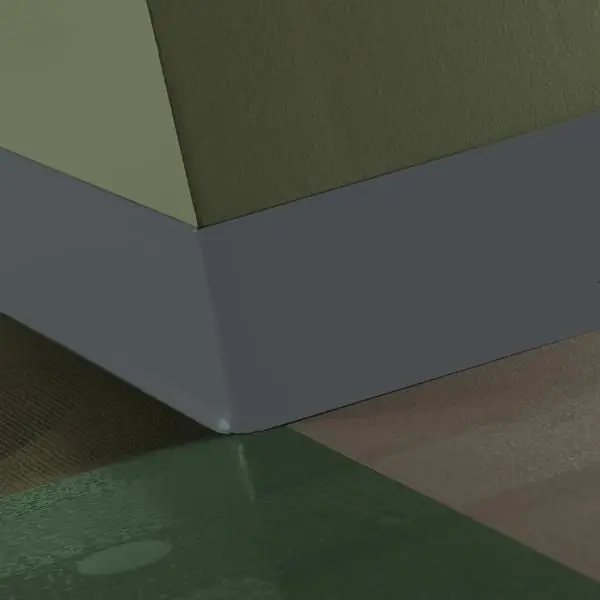 TightLock Resilient TDCR TA6 6-3/8" #TA6 Bedrock - Wall Base 75'