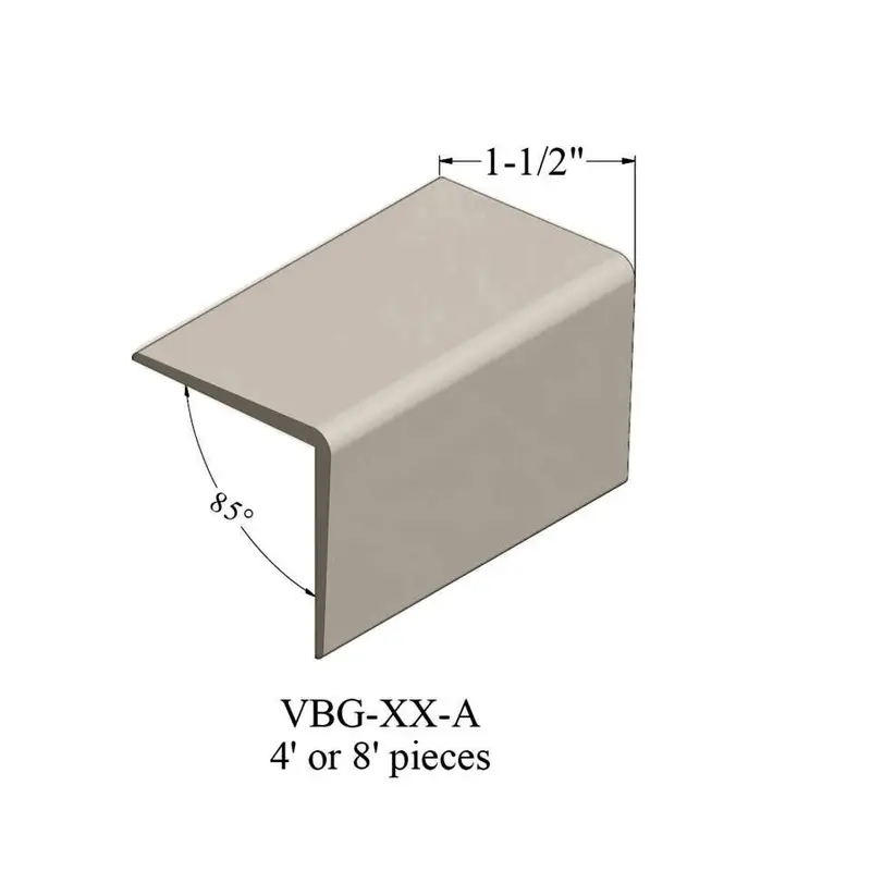 Tarkett - Corner Guards - VBG 09 A 48 Corner Guard 1-1/2" #09 Clay - Profile 4'