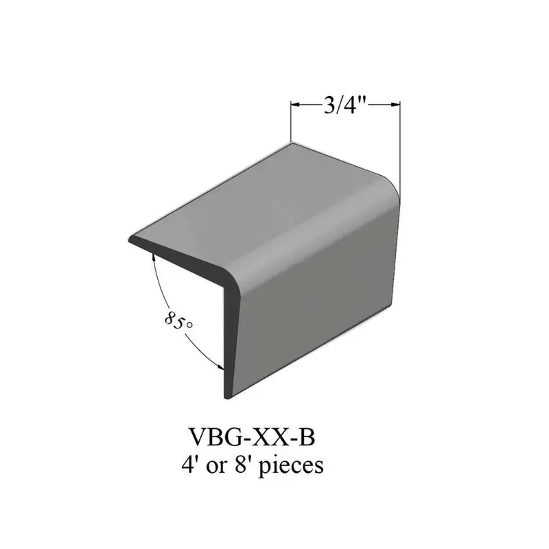 Tarkett - Corner Guards - VBG 20 B 96 Corner Guard 3/4" #20 Charcoal - Profile 8'