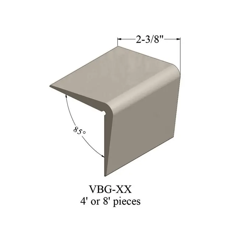 Tarkett - Corner Guards - VBG 09 48 Corner Guard 2-3/8" #09 Clay - Profile 4'