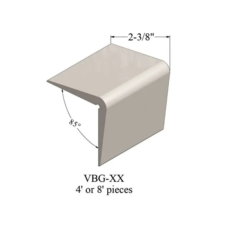 Tarkett - Corner Guards - VBG 01 96 Corner Guard 2-3/8" #01 Snow White - Profile 8'