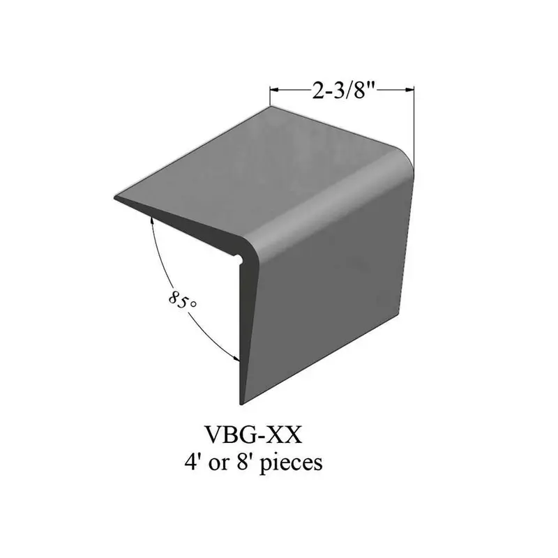 Tarkett - Corner Guards - VBG 20 96 Corner Guard 2-3/8" #20 Charcoal - Profile 8'