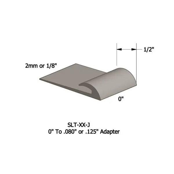 Tarkett - Slim Line Transitions - SLTC 31 J for 1/8" Material to Floor with Contour #31 Zephyr 12'