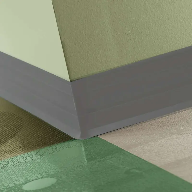 Tarkett - Perceptions Designer Wall Base - RWDC 48 E 4.25 X 120 1/8 Royale TOE 4-1/4" #48 Grey - Wall Base 120'