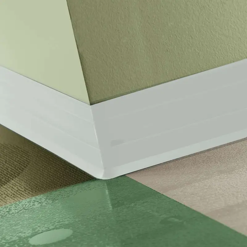 Tarkett - Perceptions Designer Wall Base - RWDC 50 E 4.25 X 120 1/8 Royale TOE 4-1/4" #50 White - Wall Base 120'