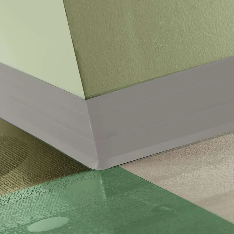 Tarkett - Perceptions Designer Wall Base - RWDC 55 E 4.25 X 120 1/8 Royale TOE 4-1/4" #55 Silver Grey - Wall Base 120'