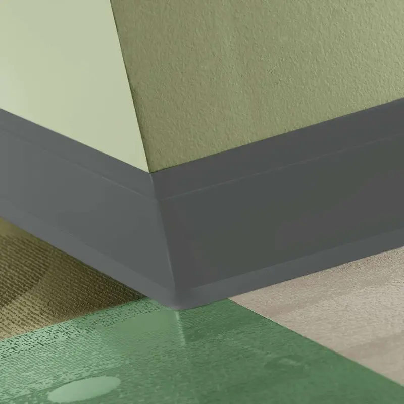 Tarkett - Perceptions Designer Wall Base - RWDC 20 F 4.25 X 120 1/8 Flex TOE 4-1/4" #20 Charcoal - Wall Base 120'