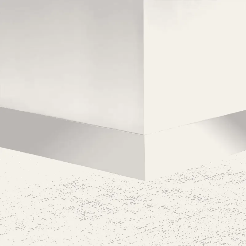 Tarkett - Millwork Wall Finishing System - MW VK7 S4 Monument 4" #VK7 Mt Rainier - Wall Base 8' (Pack of 8)