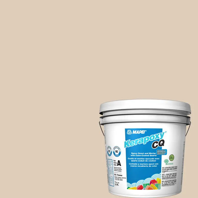 Mapei - Kerapoxy CQ Premium Epoxy Grout with Color-Coated Quartz #5049 Light Almond 3.79 L