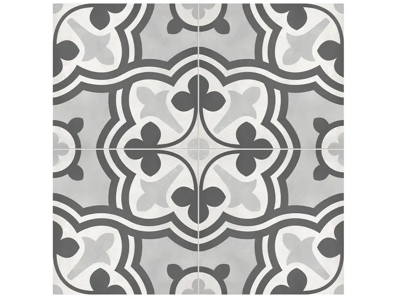 Anatolia - Floor Tile Form Ice Baroque Matte 7-3/4" x 7-3/4"
