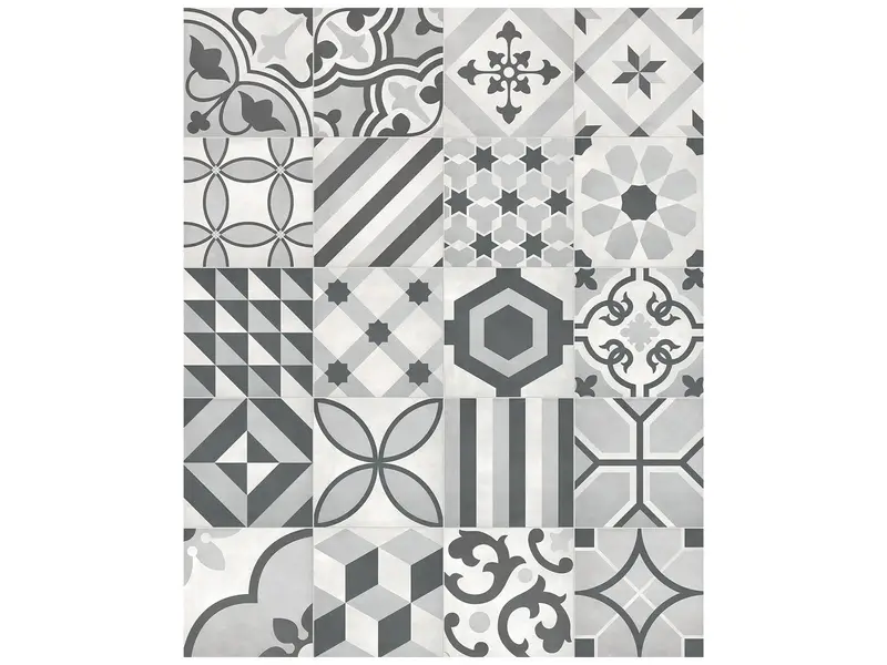 Anatolia - Floor Tile Form Ice Deco Matte 7-3/4" x 7-3/4"