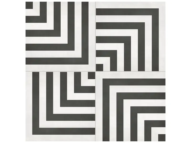 Anatolia - Floor Tile Form Monochrome Geo Matte 7-3/4" x 7-3/4"