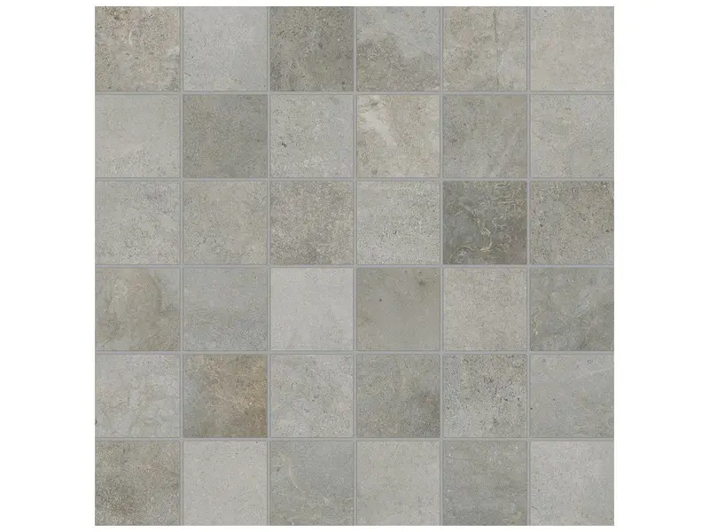 Anatolia - Mosaic Ceraforge Chromium Matte 12" x 12"