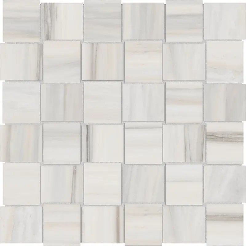 Anatolia - Porcelain Mosaic Mayfair Zebrino Basketweave Matte 2" x 2"