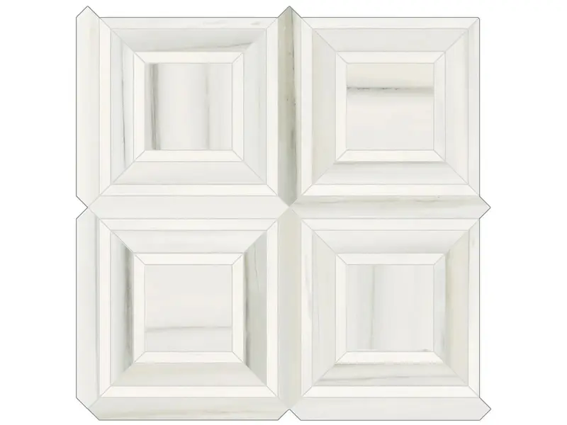 Anatolia Mosaic Mayfair Zebrino Polished 12" x 12"