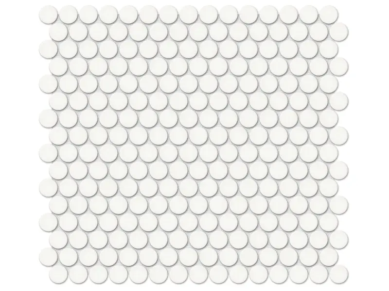 Anatolia - Mosaic Tile Soho Canvas White Glossy 11" x 12"