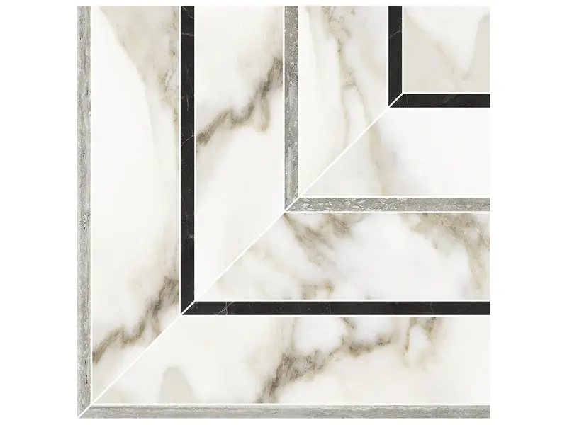 Anatolia Mosaic La Marca Calacatta Paonazzo Picco Honed 8-5/16" x 8-5/16"