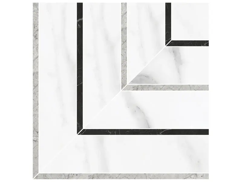 Anatolia Mosaic La Marca Statuario Picco Honed 8-5/16" x 8-5/16"