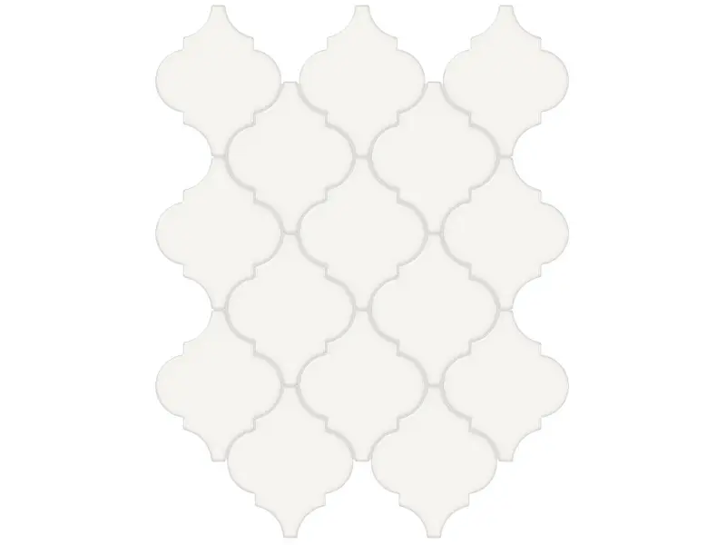 Anatolia - Mosaic Tile Soho Canvas White Glossy 10" x 13"