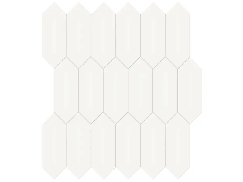 Anatolia - Mosaic Tile Soho Canvas White Glossy 11" x 13"