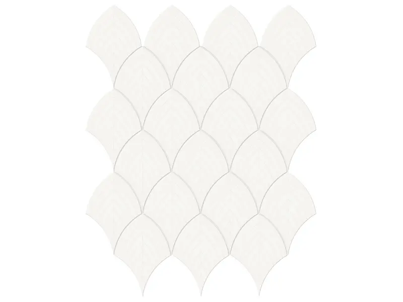 Anatolia - Mosaic Tile Soho Canvas White Glossy 11" x 13"