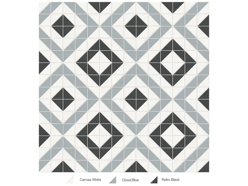 Anatolia - Mosaic Tiles Soho Dawn Blend Matte 10" x 10" (Sold in Sqft)
