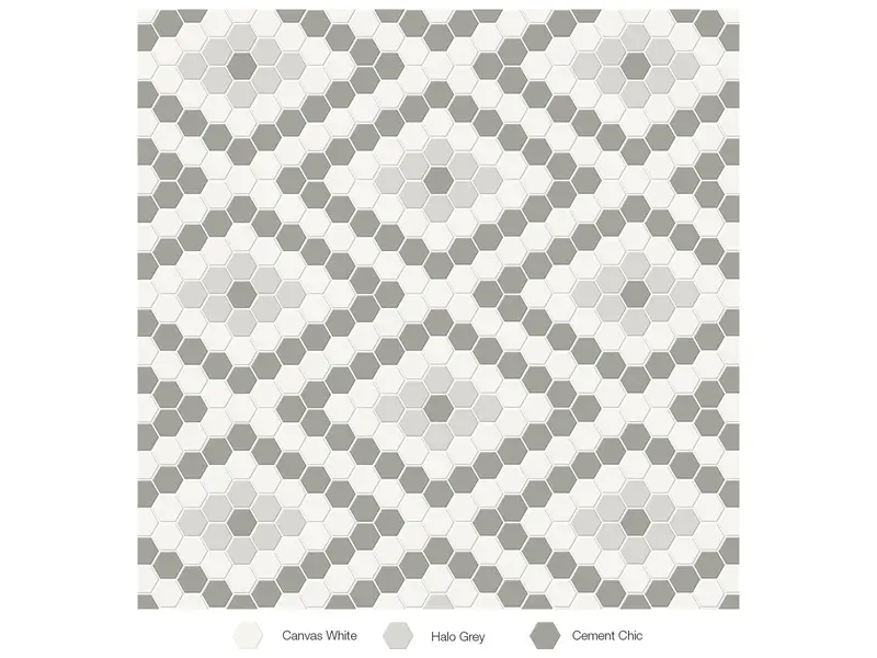 Anatolia - Mosaic Tile Soho Evening Blend Matte 7-3/4" x 13"