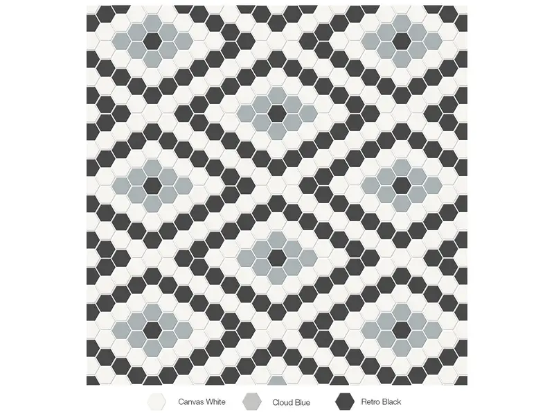 Anatolia - Mosaic Tile Soho Dawn Blend Matte 7-3/4" x 13"