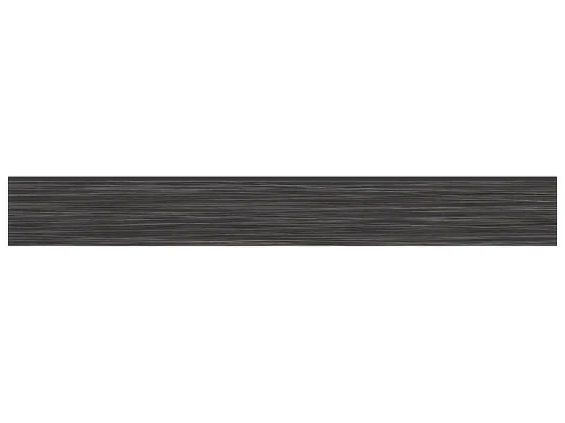 Anatolia Walls & Floors Tiles Bullnose Edge Trim Zera Annex Color Body Porcelain Matte Carbon 3" x 24"